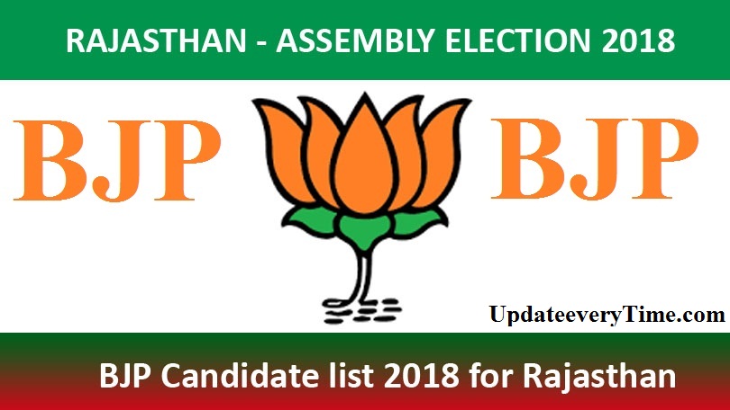 राजस्थान विधानसभा चुनाव 2018