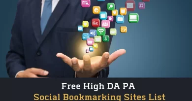 High DA & PA Social Media bookmarking